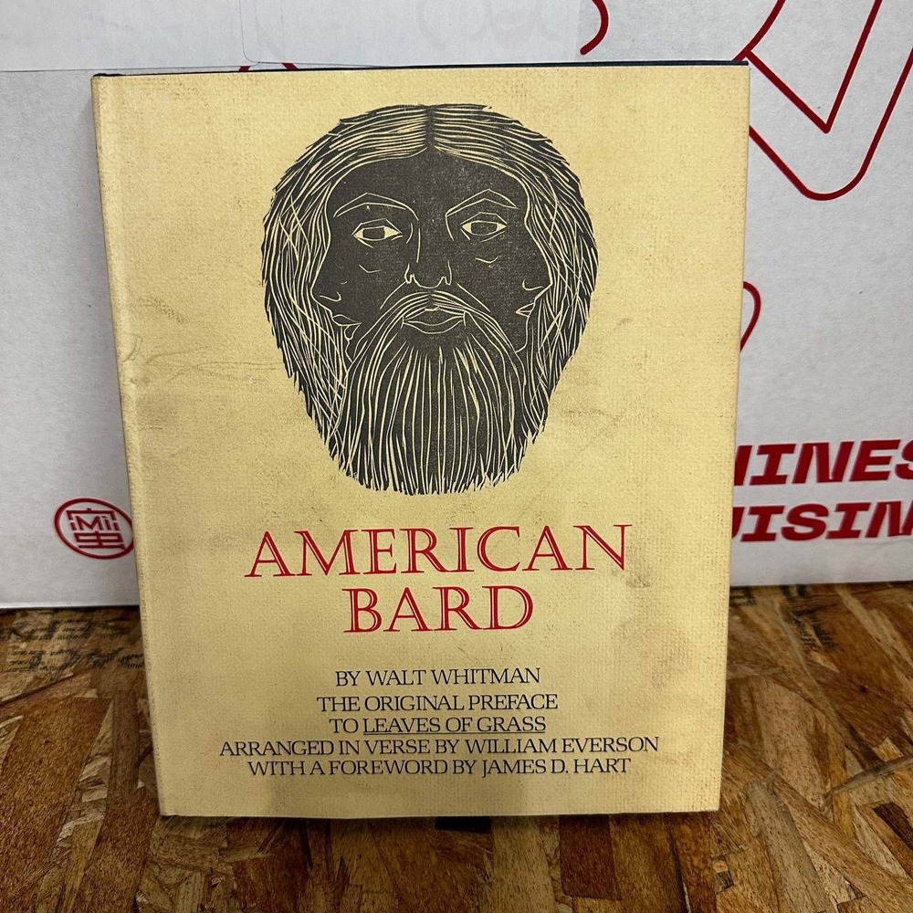 American Bard The Original Preface to Leaves of Grass by Walt Whitman 1982 1st